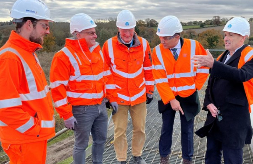 Gagan visits Berkhamsted Sewage Treatment Works 